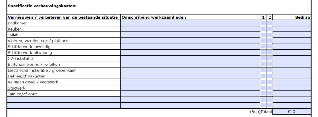 deel 2 verbouwingsspecificatie